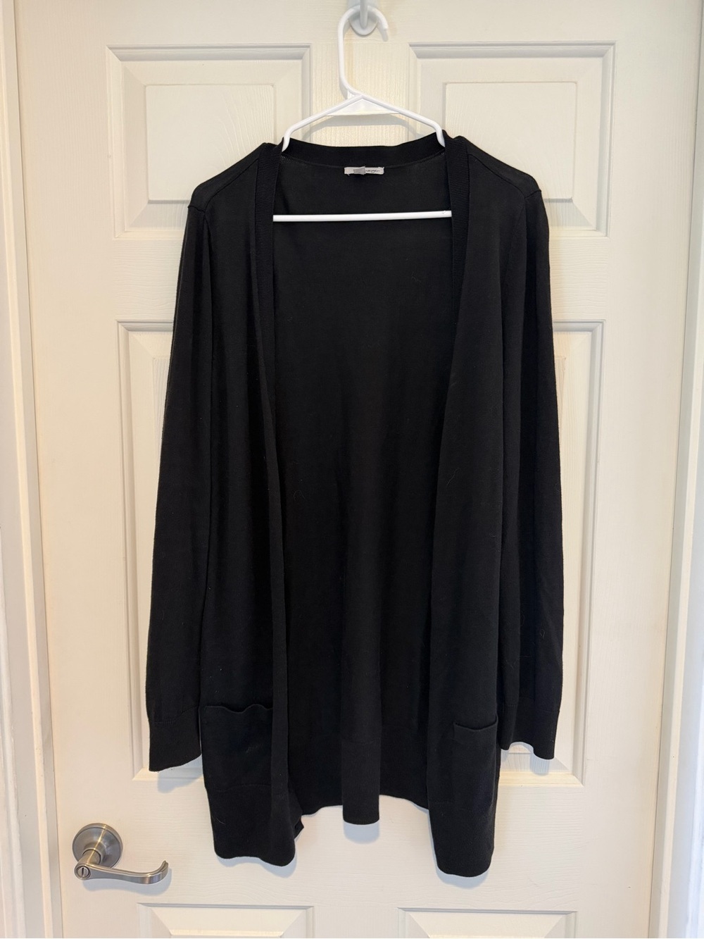 Halogen Black Open-Front Women's Cardigan Sweater - size M
